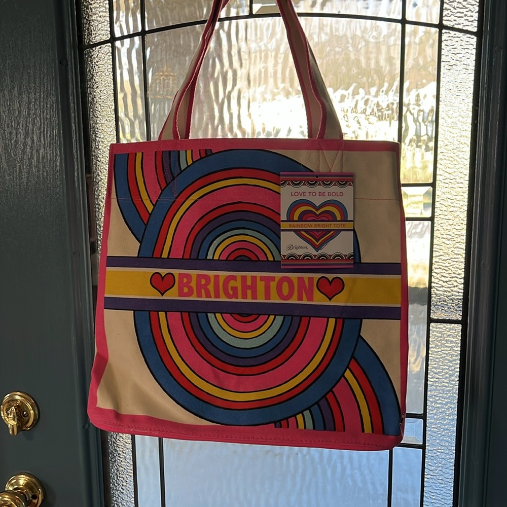 Rainbow Bright Tote- Brighton